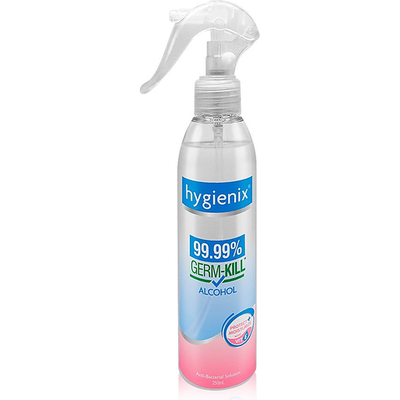 HYGIENIX ALCOHOL GERMKILL W/MOIST TRIGGER SPRAY250ML
