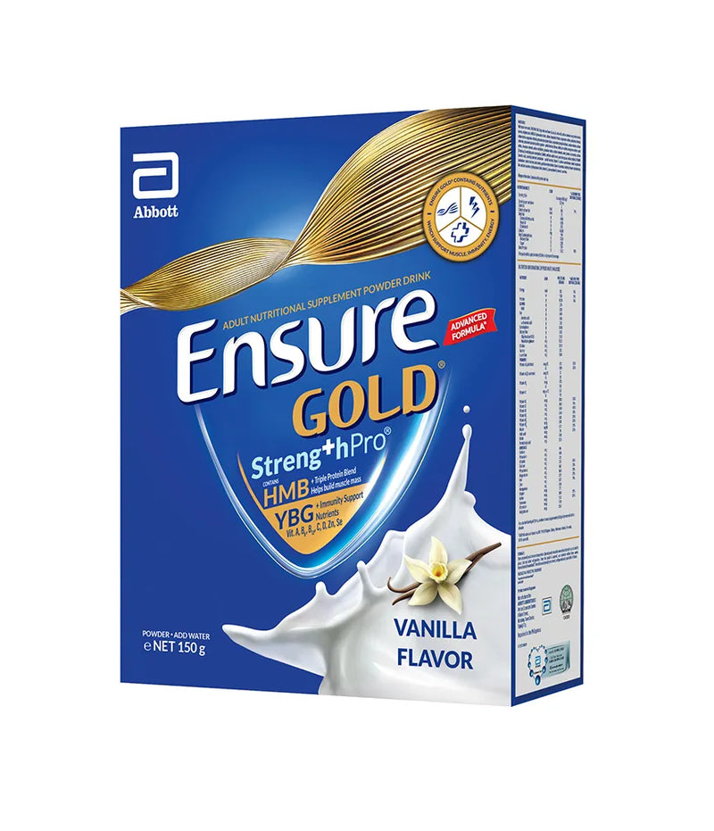ENSURE MILK GOLD VANILLA BOX 150G