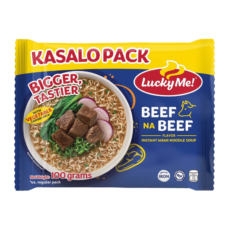 LUCKY ME INSTANT NOODLES BEEF 100G
