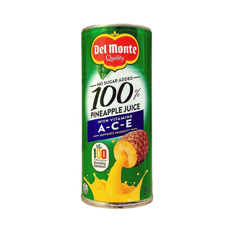 DEL MONTE JUICE PINEAPPLE W/ ACE 220ML