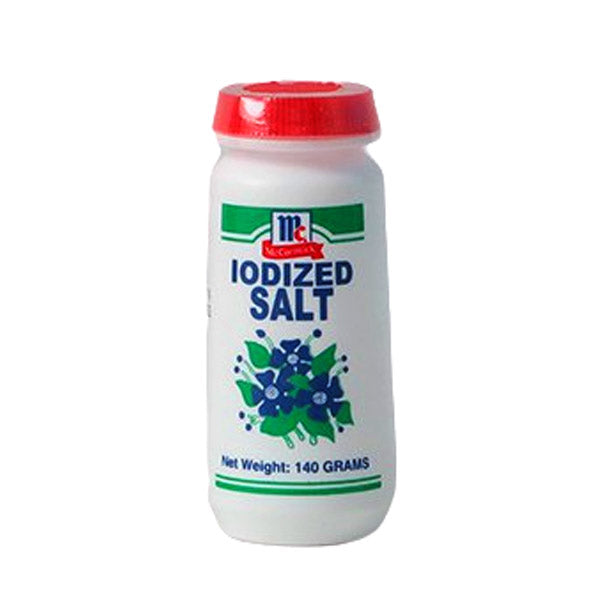 MCCORMICK IODIZED SALT 140G