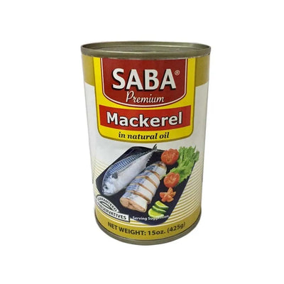 SABA MACKEREL IN NATURAL OIL PREMIUM 425G
