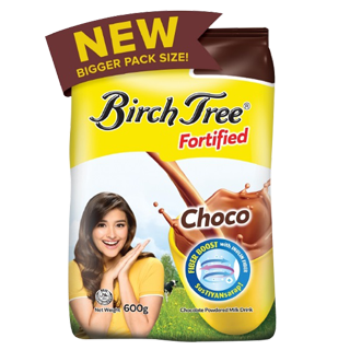 BIRCH TREE FORTIFIED CHOCO 600G