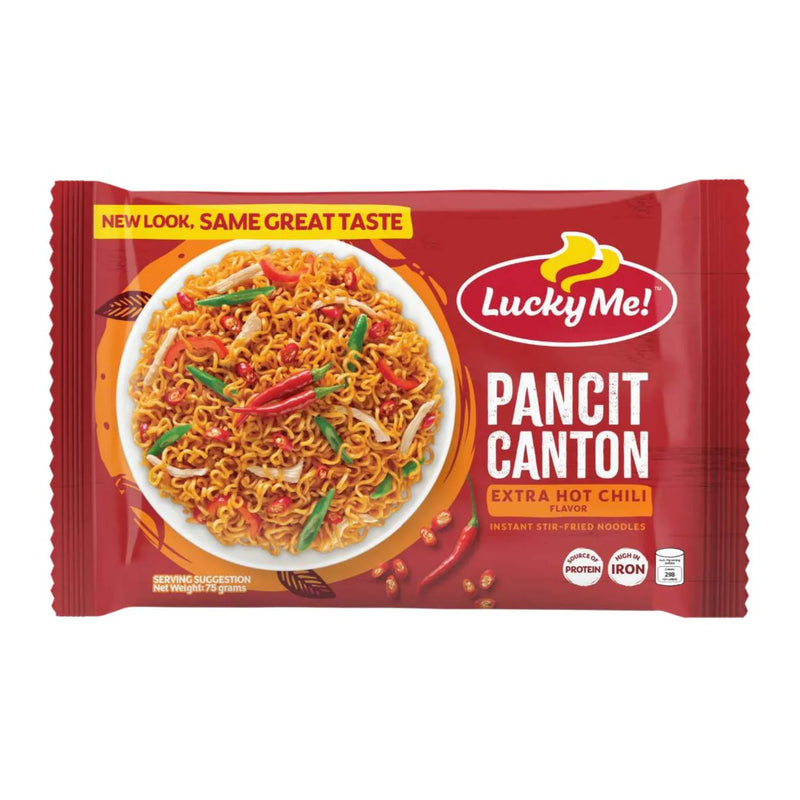 LUCKY ME INSTANT PANCIT CANTON HOT CHILI 75G