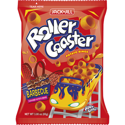 ROLLER COASTER SNACK BARBEQUE 85G