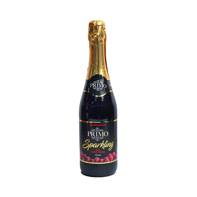 PRIMO SPARKLING JUICE RED WINE GRAPE 750ML