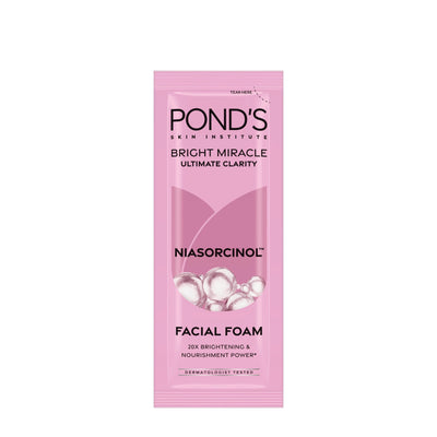 POND'S FACIAL FOAM BRIGHT MIRACLE ULTIMATE CLARITY10G