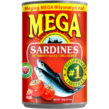 MEGA SARDINES HOT EASY OPEN 155G