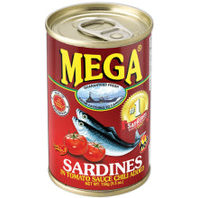 MEGA SARDINES HOT EASY OPEN 425G
