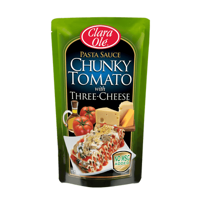 CLARA OLE PASTA SAUCE CHUNKY TOMATO 3 CHEESE 1KG