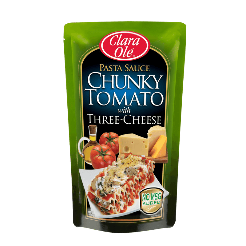 CLARA OLE PASTA SAUCE CHUNKY TOMATO 3 CHEESE 1KG