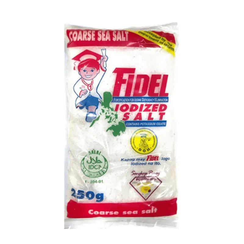 FIDEL IODIZED SALT COARSE 250G