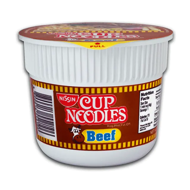 NISSIN MINI CUP NOODLES BEEF 40G