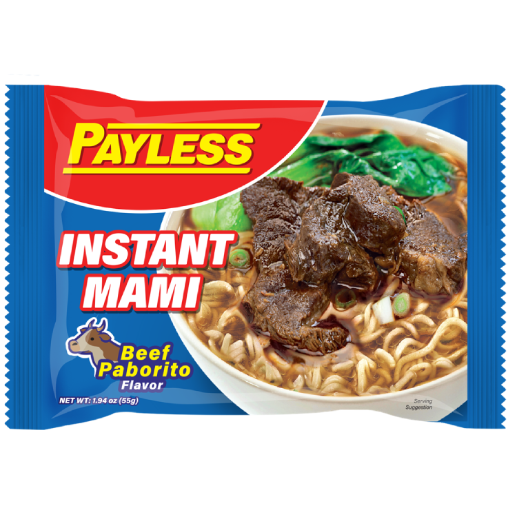 PAYLESS INSTANT MAMI BEEF 55G