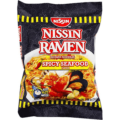 NISSIN RAMEN SEAFOOD SPICY 59G