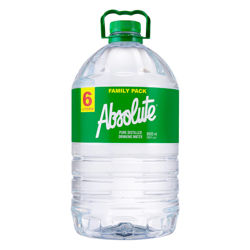 ABSOLUTE DISTILLED WATER 6000ML