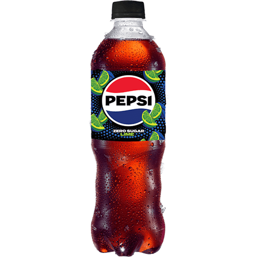PEPSI ZERO SUGAR WITH LIME PET BOTTLE 500ML
