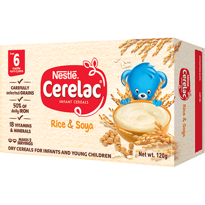 CERELAC RICE & SOYA 120G