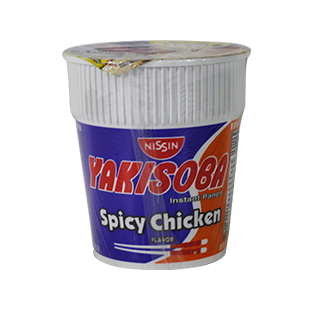 NISSIN YAKISOBA CUP NOODLES CHICKEN SPICY 77G