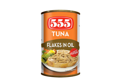 555 TUNA FLAKES IN OIL EOE 155G
