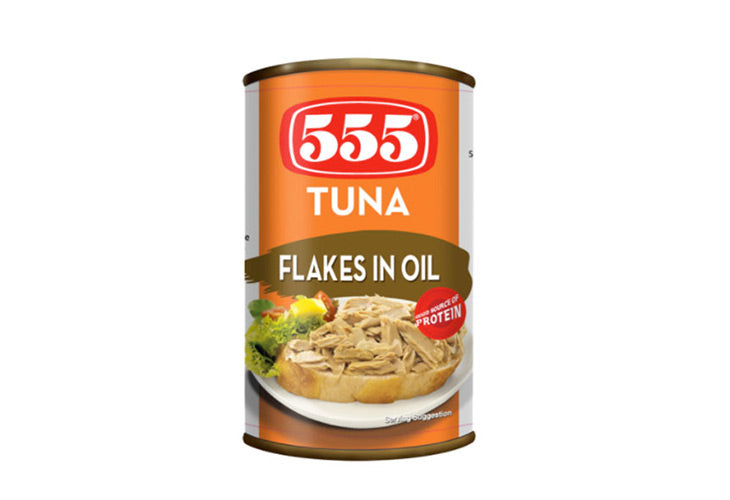 555 TUNA FLAKES IN OIL EOE 155G
