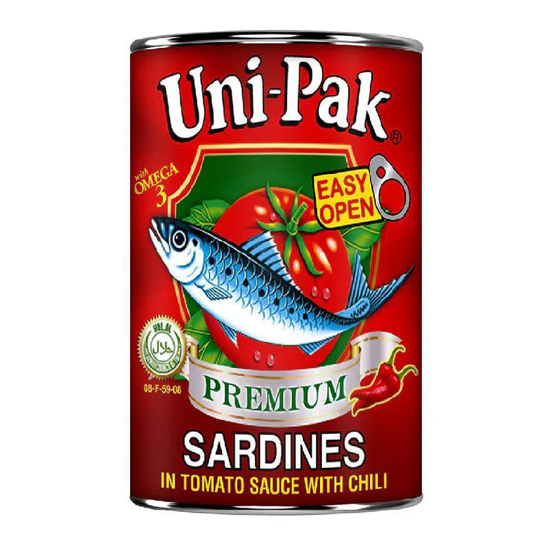 UNI-PAK SARDINES RED 155G