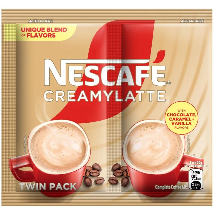 NESCAFE COFFEE 3-IN-1 CREAMY LATTE TWIN PACK 40G
