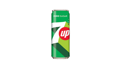 7-UP ZERO SUGAR CAN (SLEEK) 320ML