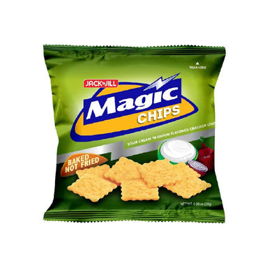 MAGIC CHIPS SOUR CREAM 'N ONION 28G