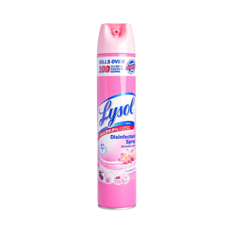LYSOL DISINFECTANT SPRAY FRESH BLOSSOMS (PINK) 510G