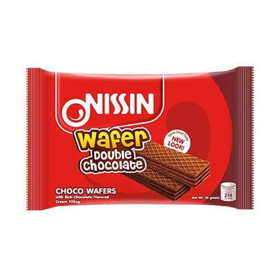 NISSIN WAFER DOUBLE CHOCOLATE 55G