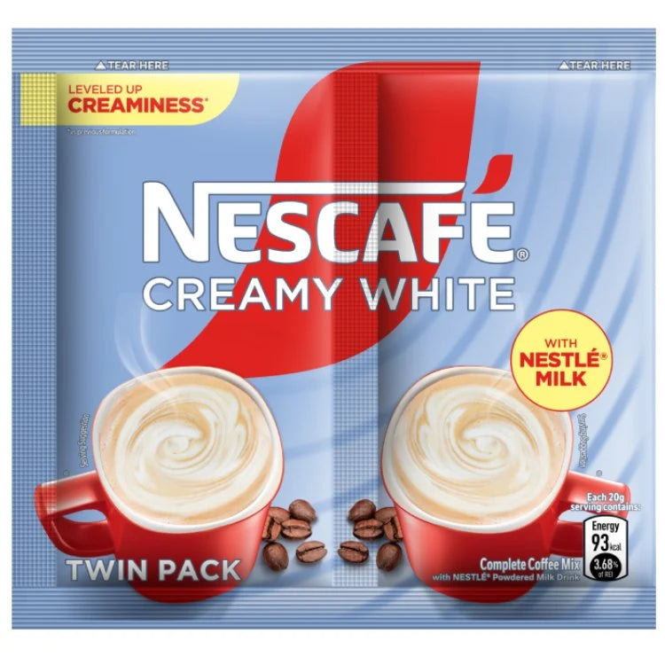 NESCAFE COFFEE 3-IN-1 CREAMY WHITE TWIN 40G