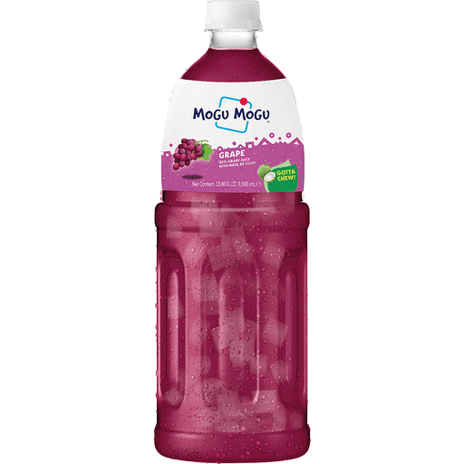 MOGU MOGU NATA DE COCO JUICE GRAPE 1L