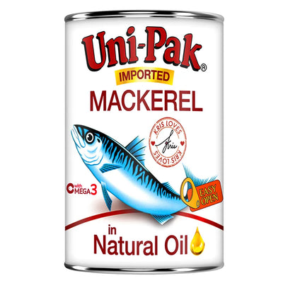UNI-PAK MACKEREL IN NATURAL OIL 425G