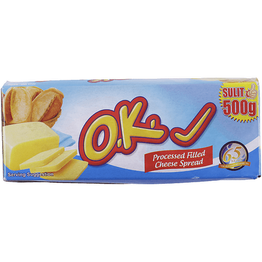 O.K. CHEESE FILLED 500G