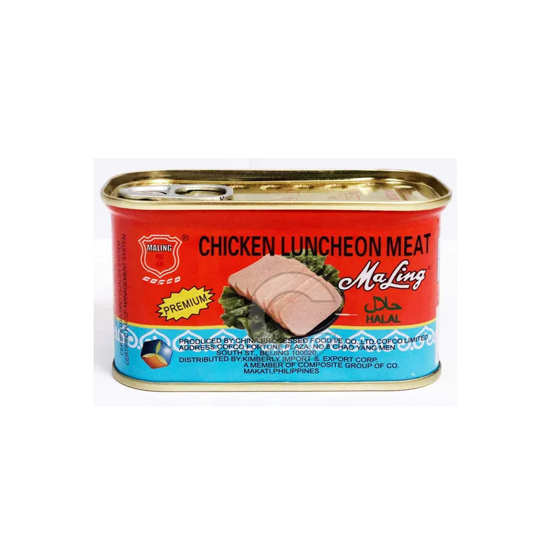 MALING LUNCHEON MEAT COFCO PREMIUM CHICKEN RECTANGLE EASY OPEN 198G