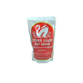 SILVER SWAN SOY SAUCE PACK 200ML
