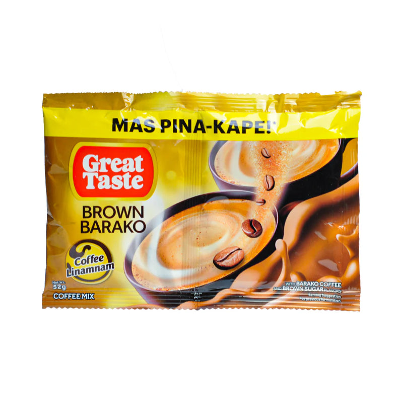 GREAT TASTE COFFEE BROWN BARAKO TWIN 52G