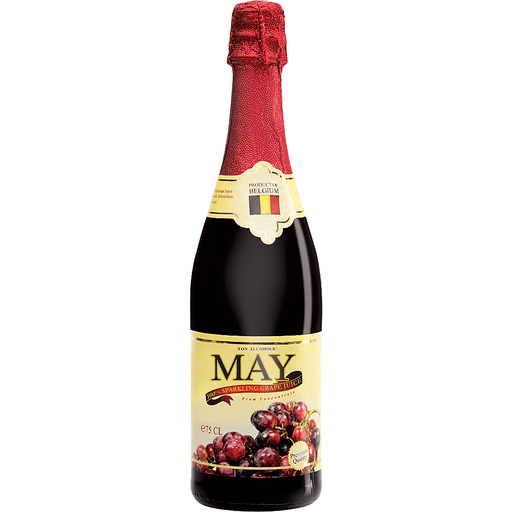 MAY SPARKLING JUICE RED GRAPE 750ML