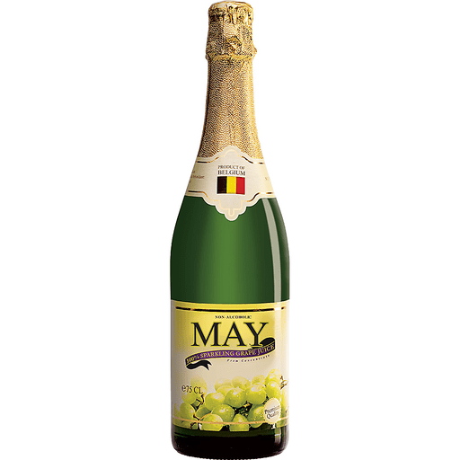 MAY SPARKLING JUICE WHITE GRAPE 750ML