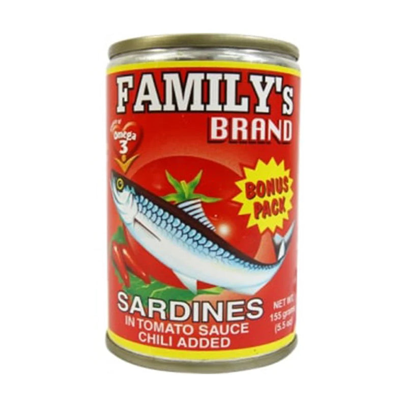 FAMILY'S SARDINES HOT EASY OPEN 155G