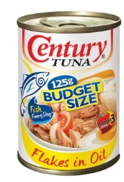 CENTURY TUNA FLAKES IN OIL 125G