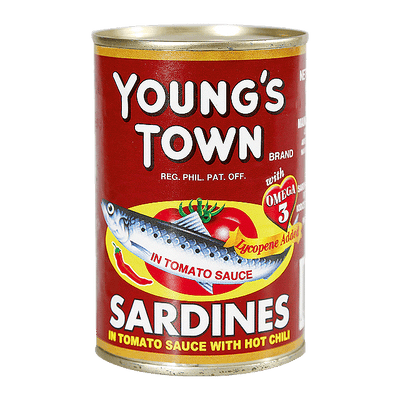 YOUNG'S TOWN SARDINES RED 425G