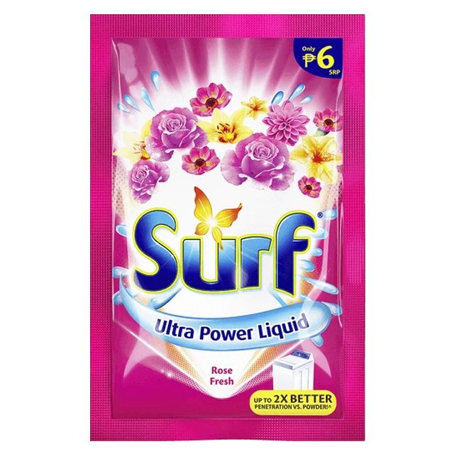 SURF LIQUID DETERGENT ROSE FRESH 64ML