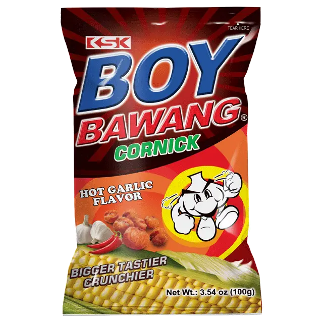 BOY BAWANG CORNICK HOT GARLIC 100G (90G)