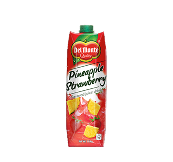 DEL MONTE JUICE PINEAPPLE STRAWBERRY 1L