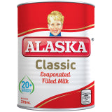 ALASKA EVAPORATED MILK PLAIN 360ML