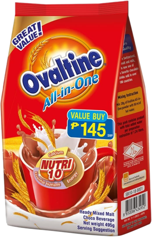 OVALTINE ALL-IN-ONE CHOCO DRINK 495G