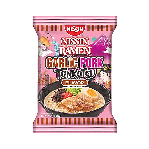 NISSIN RAMEN GARLIC PORK TONKOTSU 60G