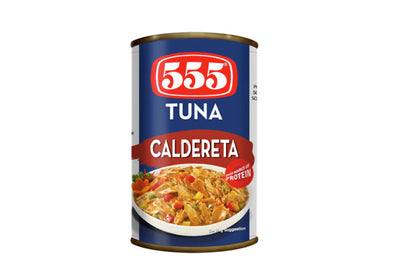 555 TUNA FLAKES CALDERETA EOE 155G